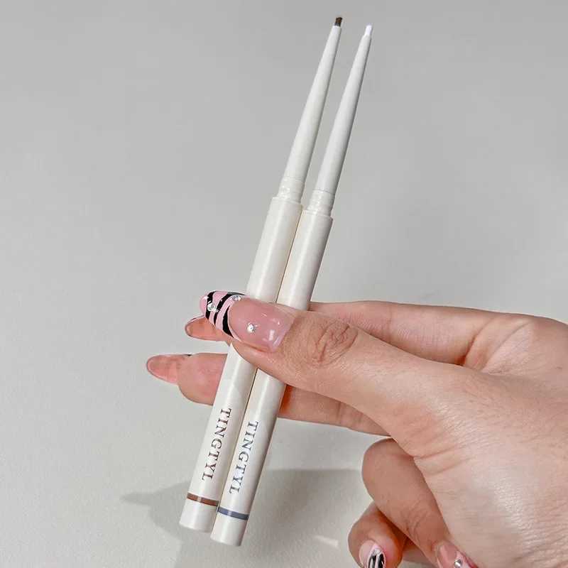 Matte Silkworm Eyeliner Pen Lasting Waterproof Non-smudged Quick Drying Eyes Liner Gel White Black Eyes Contour Makeup Cosmetics Y240813