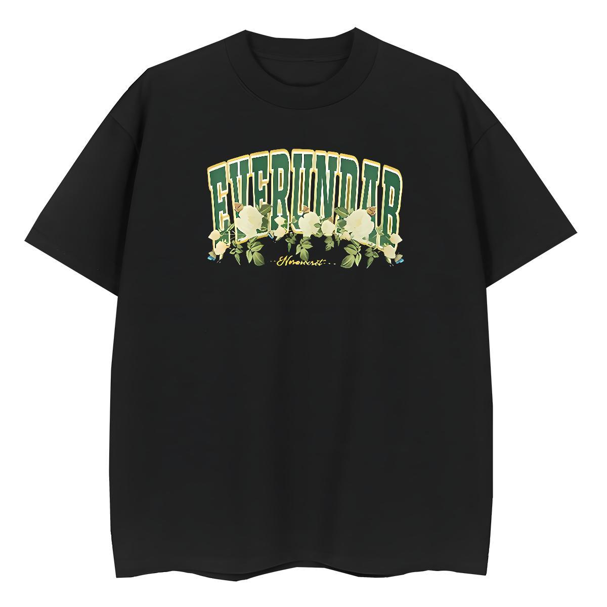 Loose Men Tops Tees Casual Daily Wear 230g Pure Cotton Custom Cartoon Short Sleeve Soft letter Man T Shirts Designer Fashion Tees Shirts