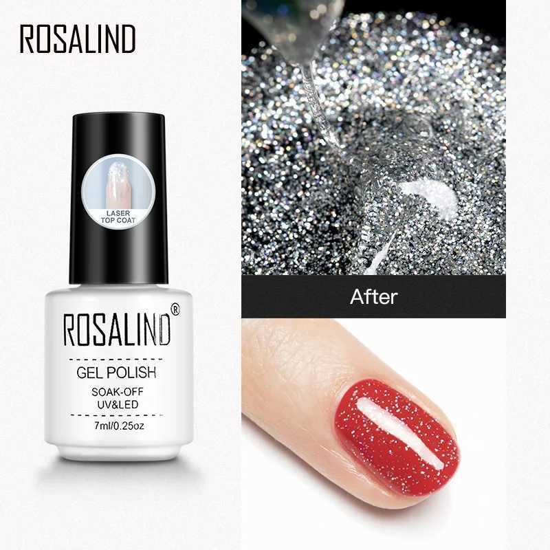 ROSALIND Primer Gel Polish Semi Permanent Nails For Manicure Strengthen Top Base Coat Soak Off UV Vernis Lacquer Nail Gel ArtM240814