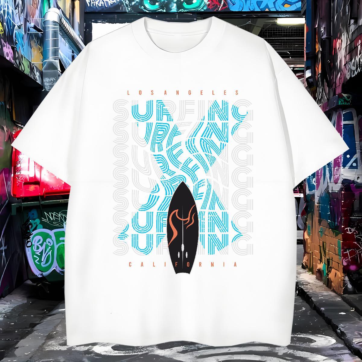 Loose Fit letter Men T Shirts Anime Printing Street Mens Tshirts 230g Pure Cotton DIY Customized Short Sleeve O-Neck Skull Polos