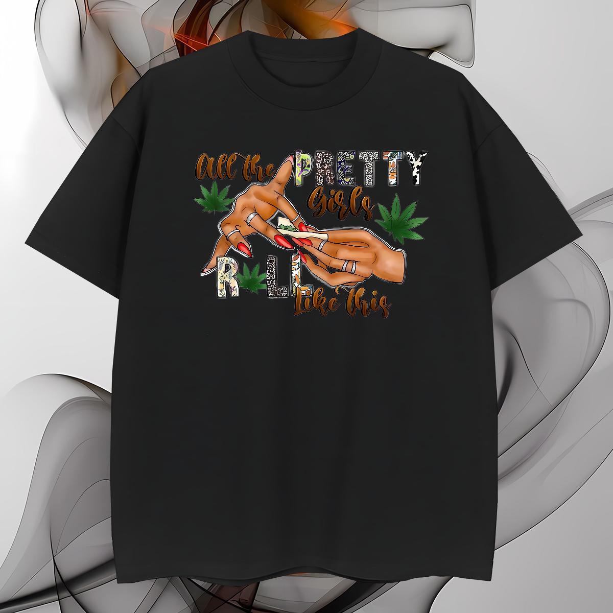 Classic hands T shirt Hip Hop Men Tees 100% Cotton 230g New Designer Breathable Short Sleeve Custom Big Size Clothings