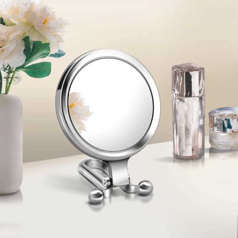 2/5/10X Bright Magnifying Mirror Makeup Mirror Handheld Makeup Mirror Folding Hand Mirror Pocket Mirror Compact Mirror Makeup Tool W240813