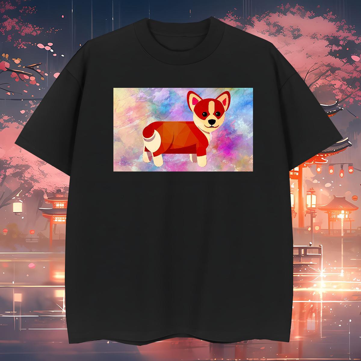 TOP Quality T-Shirts for Men Dog O-Neck Short Sleeve Casual Beach DIY Anime 230g Cotton Men Clothes T-Shirt Factory Direct Tshirts