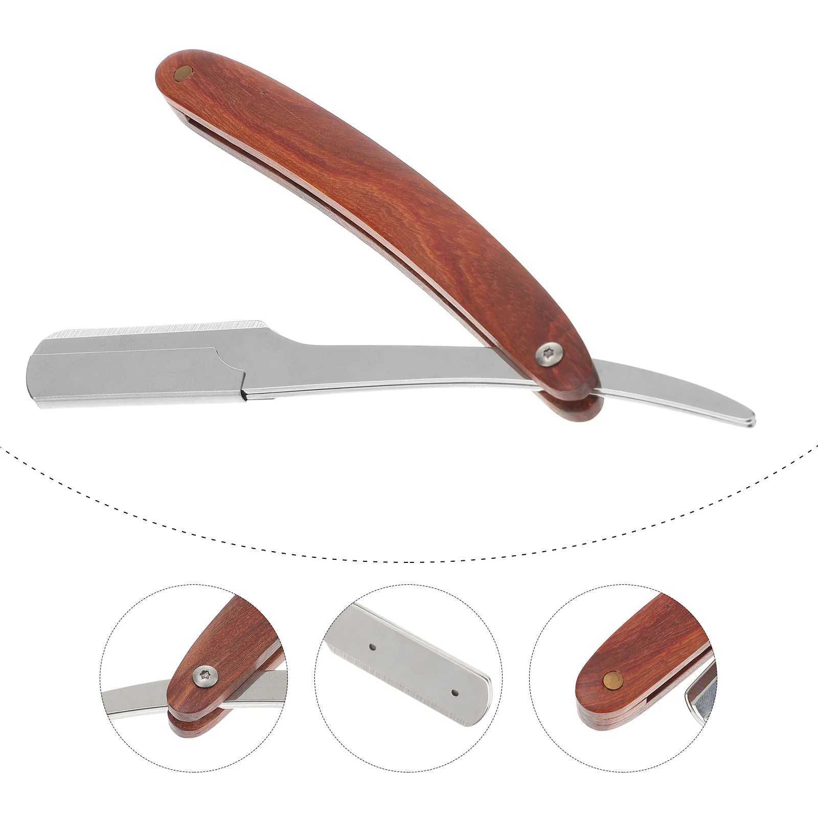 Razors for Men Trimmer Facial Shaver Straight Hair Manual Shaving Old Fashioned HouseholdM240814