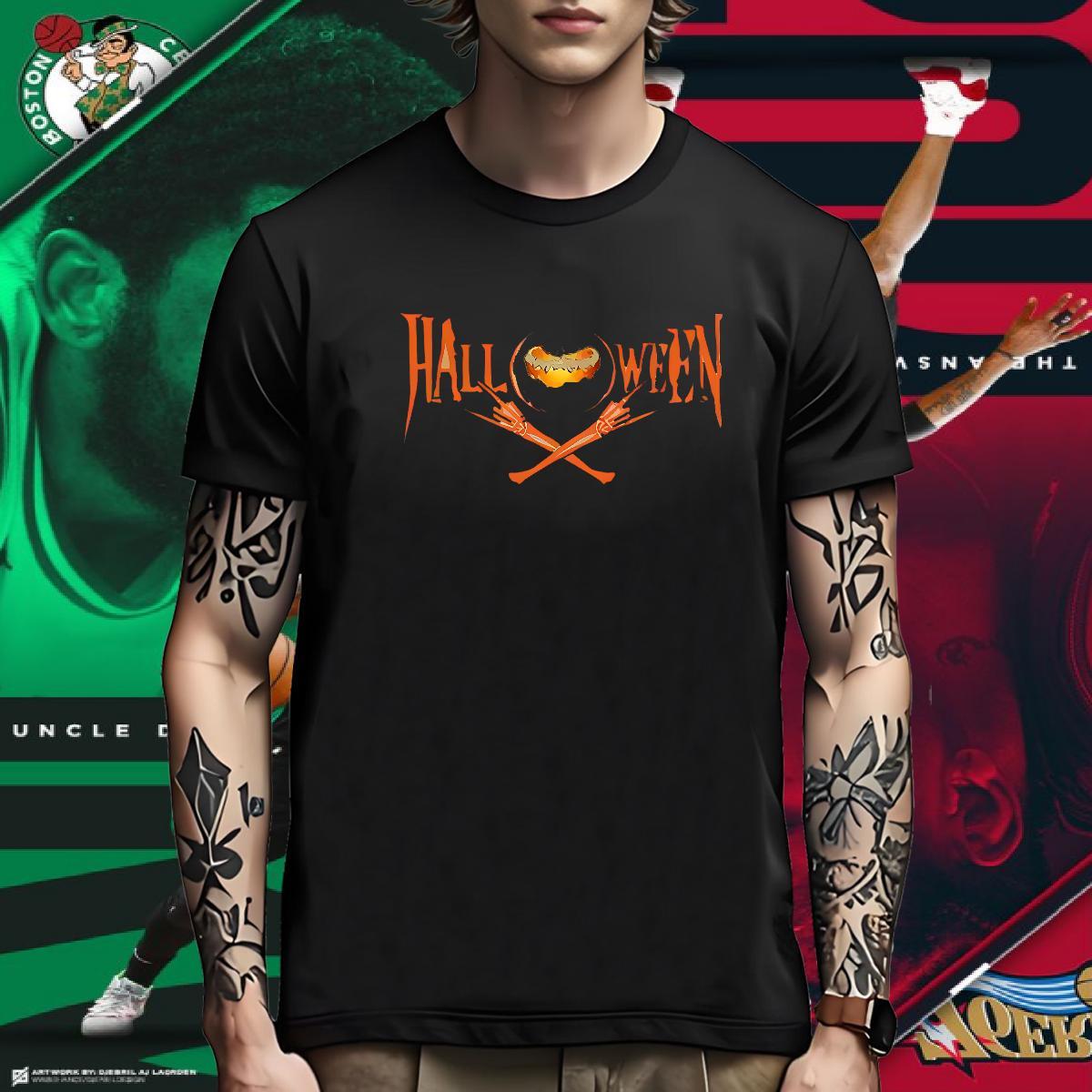 Loose T Shirts Men halloween Breathable Crew Neck Street Casual Skull 230g Cotton Couples T Shirts Fashion Designer Clothings