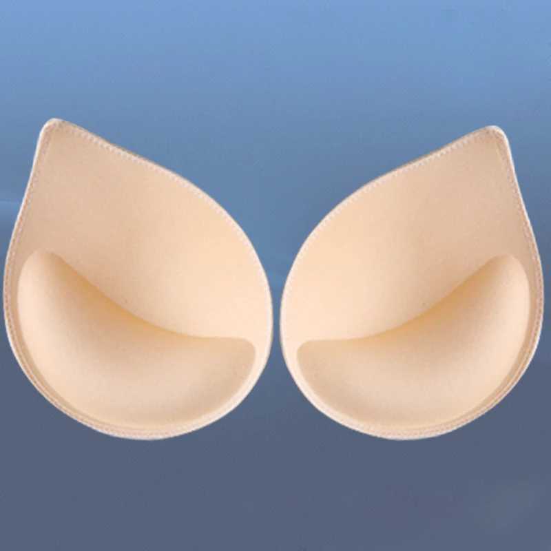 2-1Pair Spong Bra Pads Set Bikini Chest Cup Push Up Insert Foam Pads for Women Swimsuit Padding Removeable Enhancer AccessoriesXJ241024