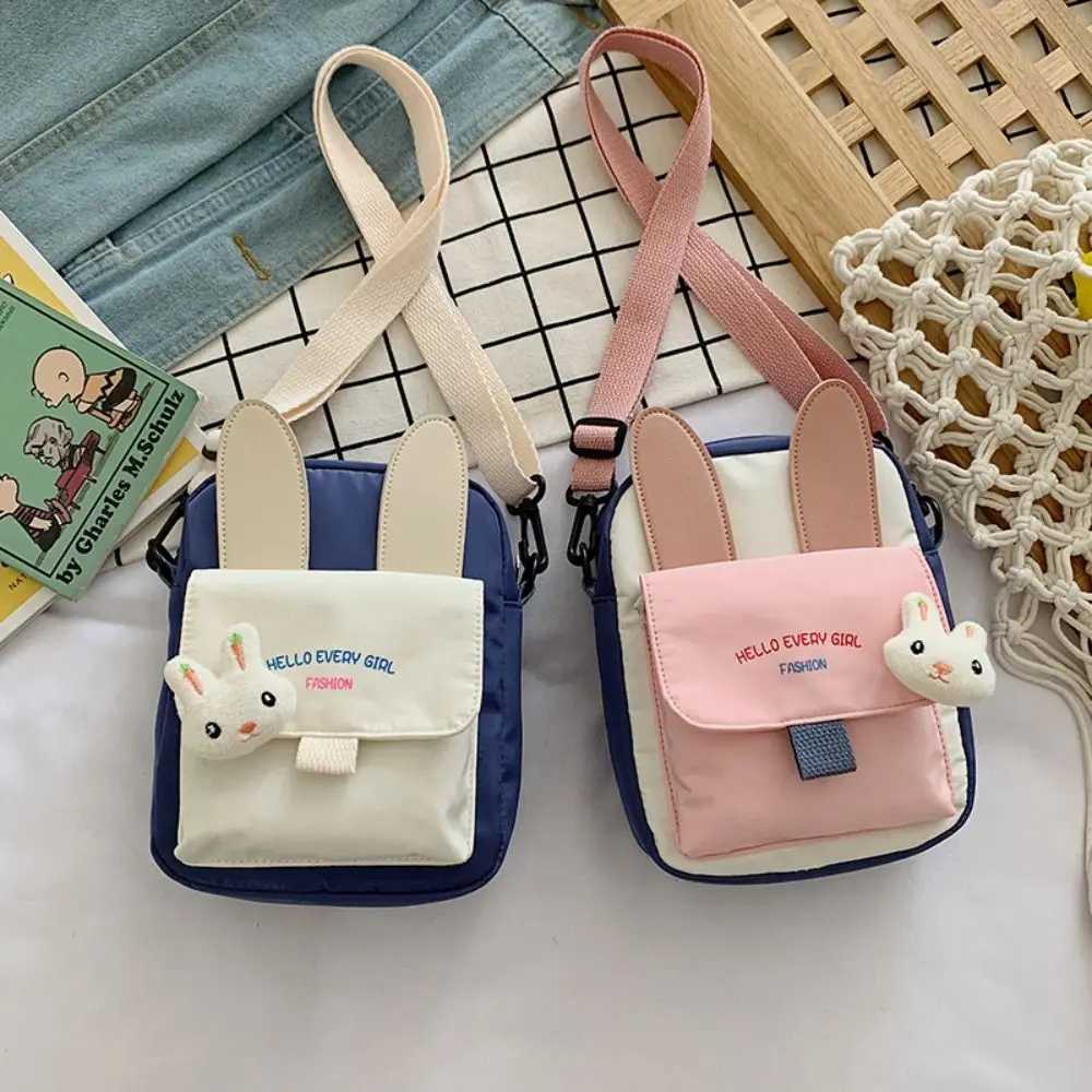 Girls new one shoulder messenger bag womens cute student outdoor travel casual handbag small bag W240813