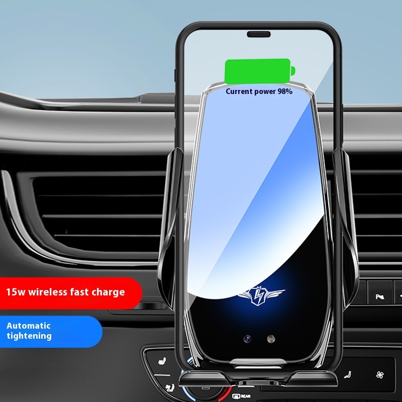 Magnetic Suction Vehicle Quick Charge Compatible Smartphone Clip - Air Vent GPS Support