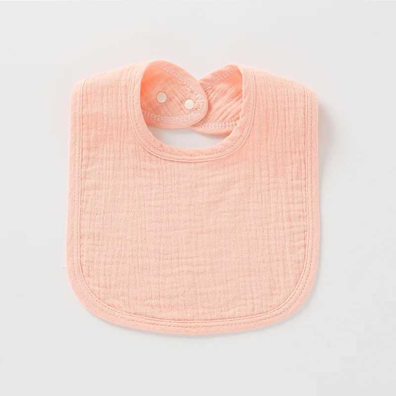 Bibs Burp Cloths Baby Feeding Drool Bib New Cotton Solid Color Infants Saliva Towel Soft Burp Cloth For Newborn Toddler Kids Boys Girls BibsL4812