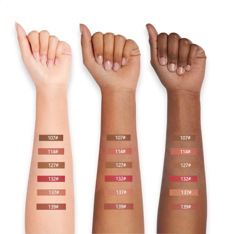 6pcs Lip Liner Pen 6 Colors Waterproof And Sweat-proof Not Easy To Fade Non-stick Cup Nude Lipstick Pencil SET 240814