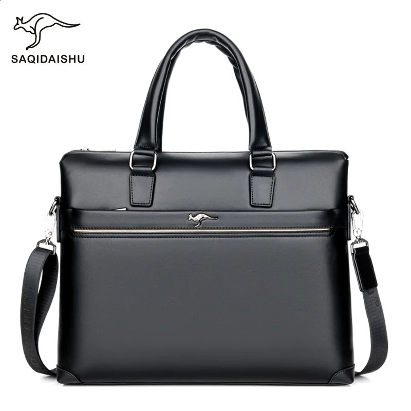 office bags for mens Briefcase Business laptop bag Leather Bags Computer Laptop Handbag office bags for men maletines 240813
