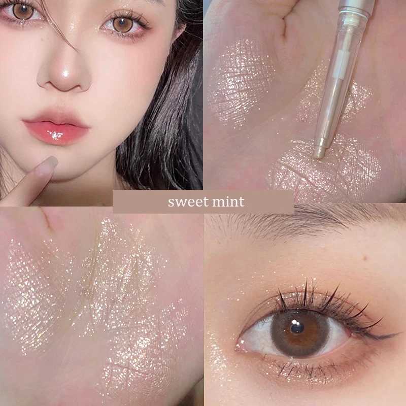 Diamond Eyes Pencil Shiny Glitter Eyeshadow Pen Eyeliner Pearlescent Matte Highlight Pen Brighten Silkworm Makeup Tool Cosmetics Y240813