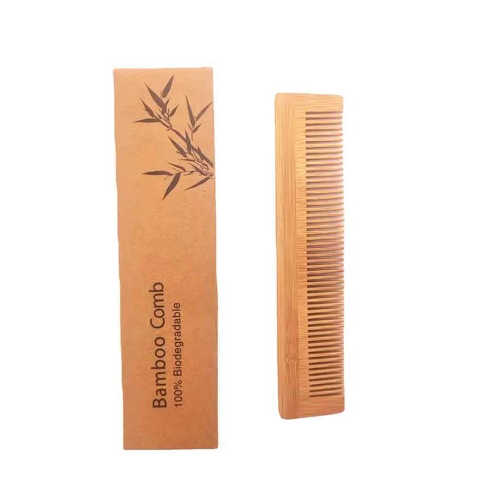 Bamboo and wood comb hair care head massage hair care comb mens hairstyle styling tool anti-static hair brush W240813