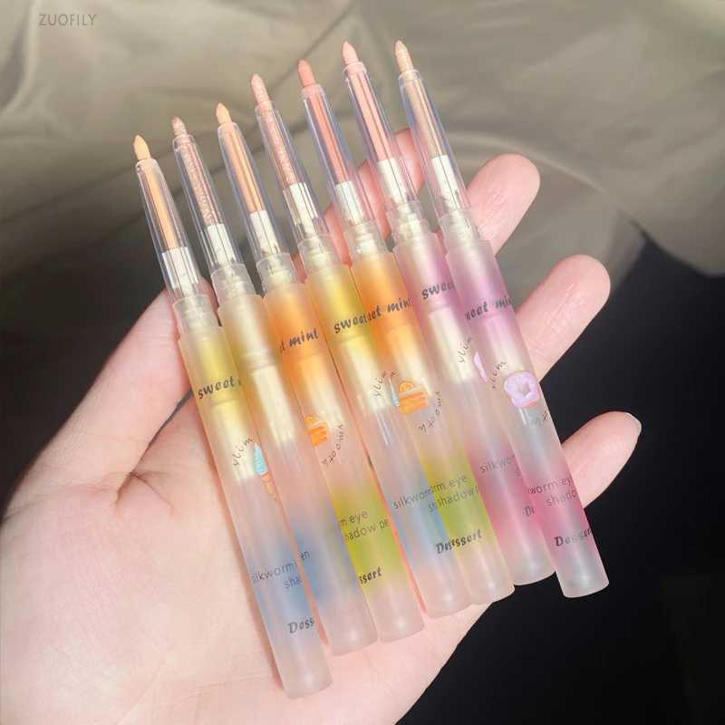 Diamond Eyes Pencil Shiny Glitter Eyeshadow Pen Eyeliner Pearlescent Matte Highlight Pen Brighten Silkworm Makeup Tool Cosmetics Y240813