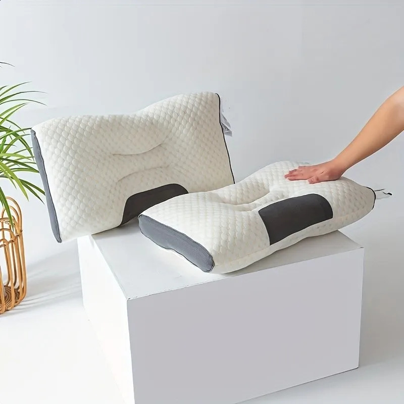 Cervical Orthopedic Neck Pillow Help Sleep And Protect The Pillow Neck Household Soybean Fiber SPA Massage Pillow For Sleeping 240810