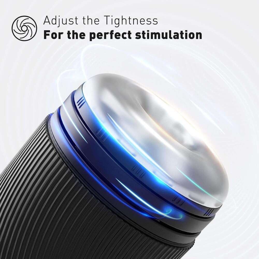Tracy's Dog Manual Male Masturbator Adult Sex Toys, 2 Massage Channels Penis Stroker, Male Sex Toys Pocket Pussy Sleeve for Men, Masturbation Cup