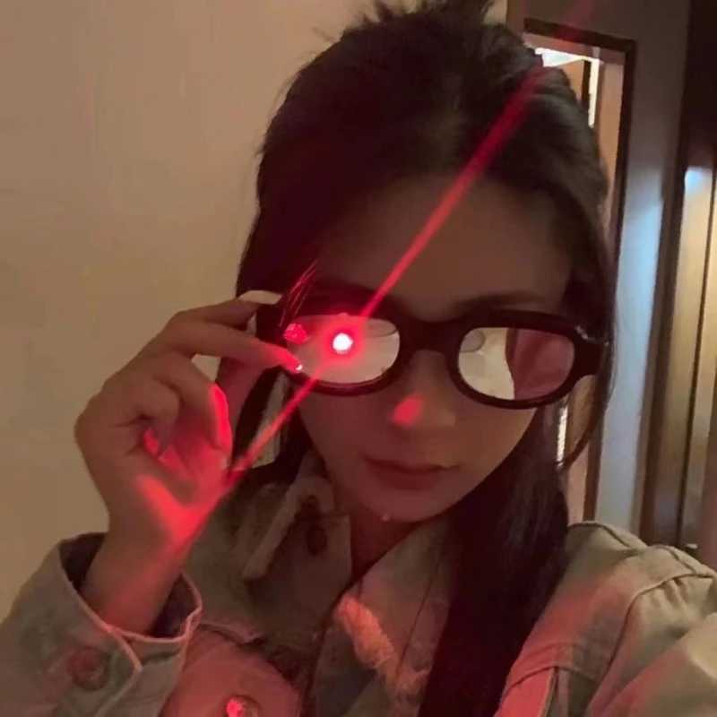 LED Tech Glasses Conan Terminator Personalised Dress Up Spooky Prom Performance Glasses for Halloween Party cosplay Y240813