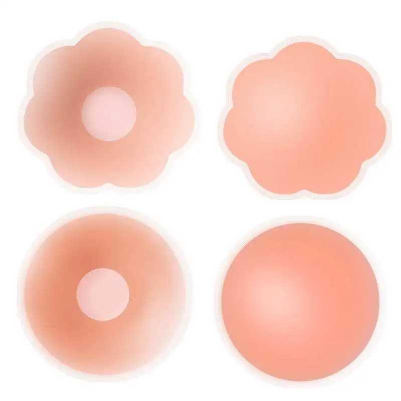6Pairs Women Silicone Nipple Stickers Anti-bump Chest Pad Lift Nipple Cover Pads Invisible Reusable Bra Chest Sticker Breast PadXJ241024