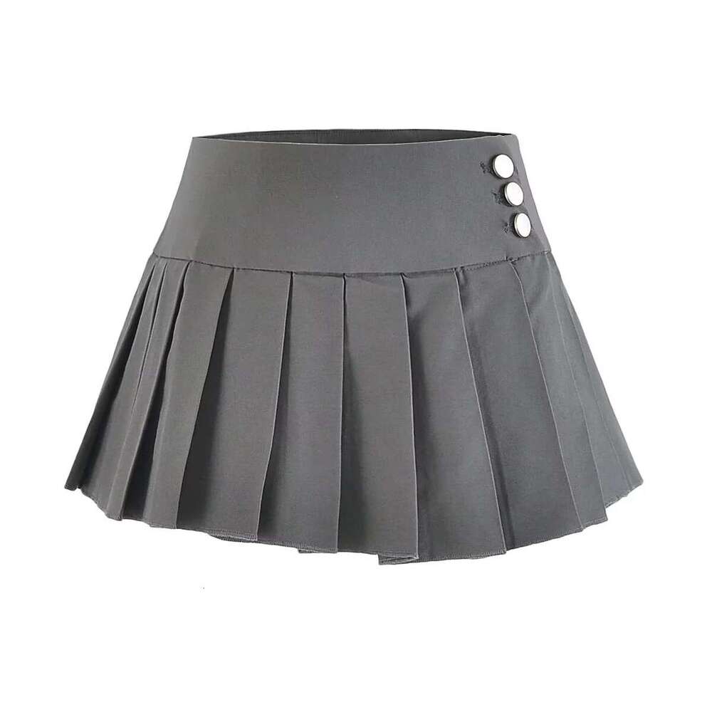 Summer High Waist Women's Sexy Mini Vintage Pleated Korean Tennis Skirts Short White Black y2k Woman Skirt