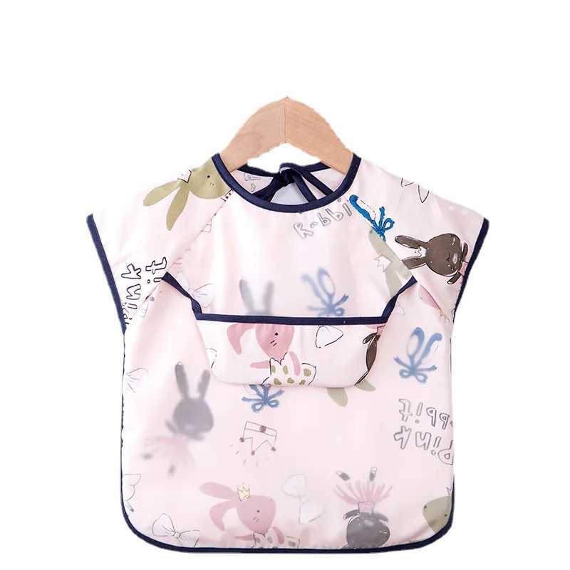 Bibs Burp Cloths Cute Cartoon Baby Bibs Waterproof Infant Eating Children Drawing Sleeveless Baby Bandana Bibs Soft Baby Bib Meal Burp Eva ClothsL4812