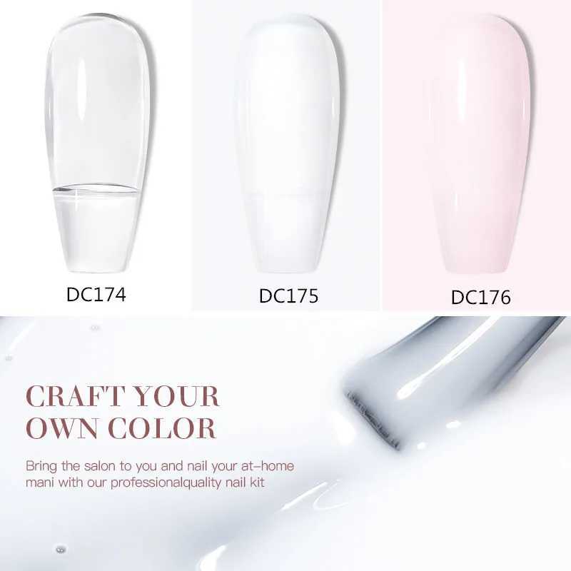 Mtssii 7ml Milky White Quick Extension Gel Nail Polish Nude Construct Hard Gel Semi Permanent Acrylic Extension Nail Art VarnishM240814