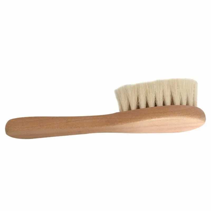 2-piece/set baby hair brush and comb set used for newborn wood combs for hair massage bathing mini baby brushes childrens pocket hair brushes W240813