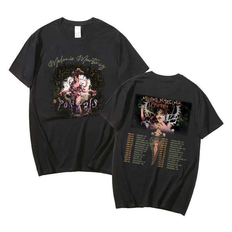 Popular Retro Melanie Martinez Printed Hip Hop Y2k Short Sleeve Fashion T-shirt Casual Loose Comfortable Tees Clothing