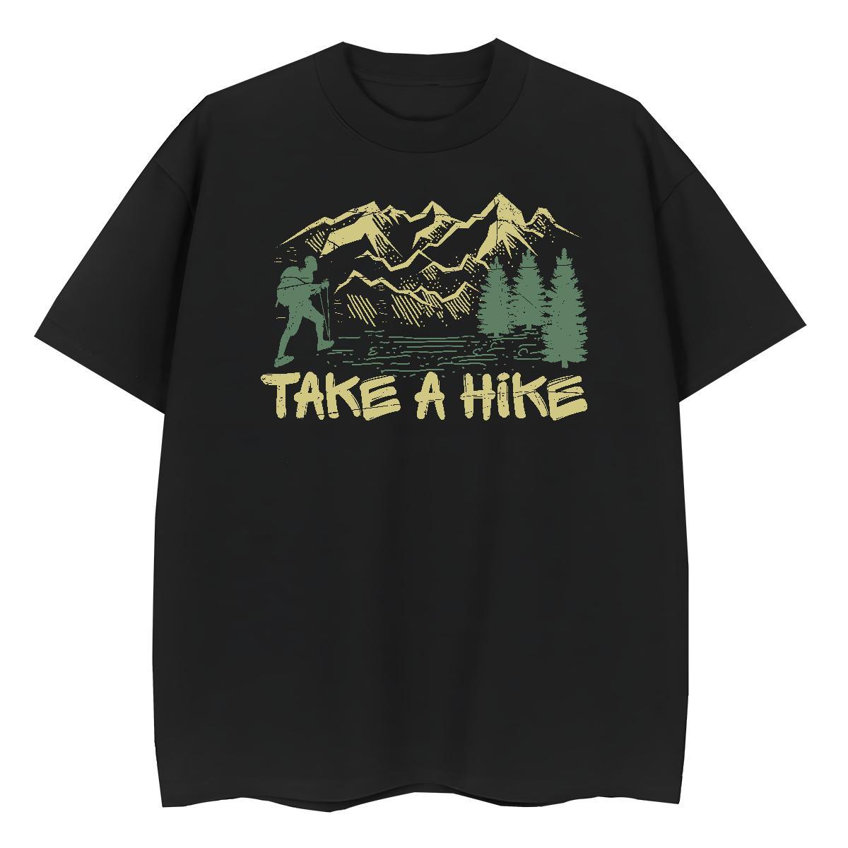 Popular Men Tees Spring Summer 230g Pure Cotton Anime Print Crew Neck mountains Mens T Shirts Stylist Tops