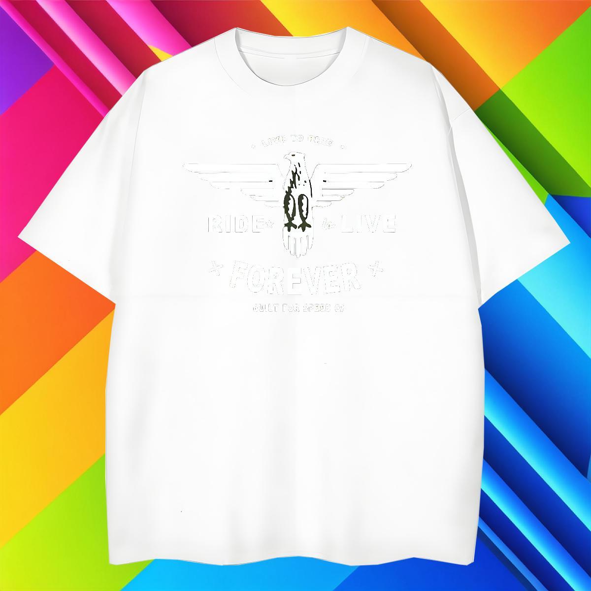 Designer T-Shirts for Men eagle O Neck Short Sleeves Hip Hop DIY Printed 230g 100% Cotton Tshirt for Man Woman 2024 DIY Tops Shirt