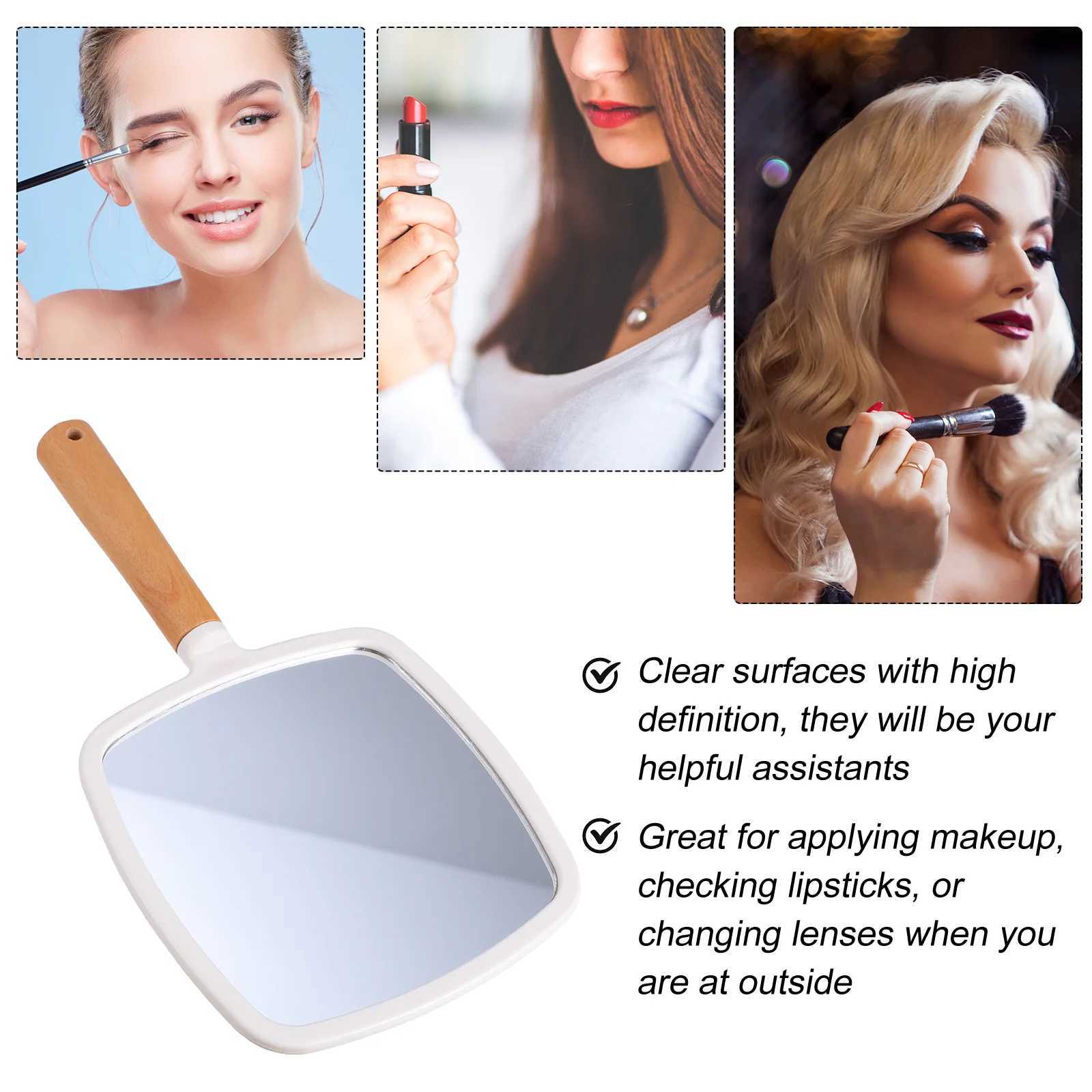 Handheld Mirror Makeup Artist Makeup Handheld European Style Mens Travel W240813
