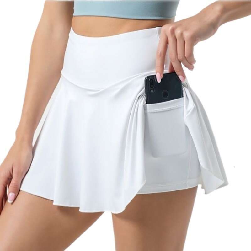 New Women's Skirts with Pockets Waisted Pleated Tennis High Waist Sports Skirt Clothing