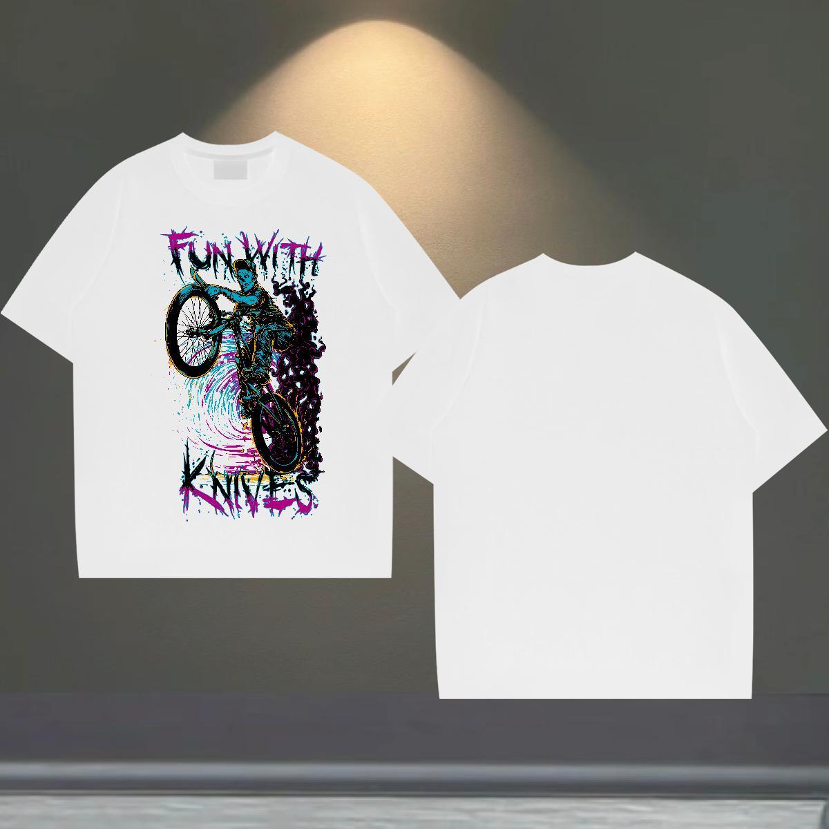 Popular Men Tees Street Casual 230g Pure Cotton Anime O Neck Short Sleeves ET T-Shirts Designer Top Tees