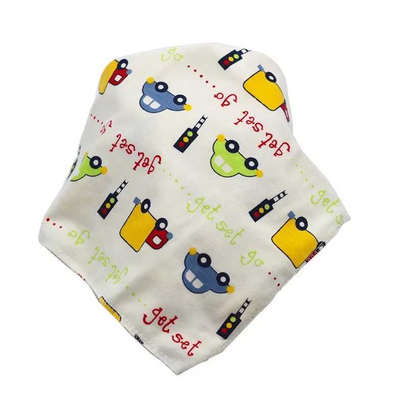 Bibs Burp Cloths Bandana Bibs Baby Cotton Babador Feeding Smock Infant Triangle Burp Cloths Cartoon Saliva Towel Baby Eating Accessory Baby StuffL4812