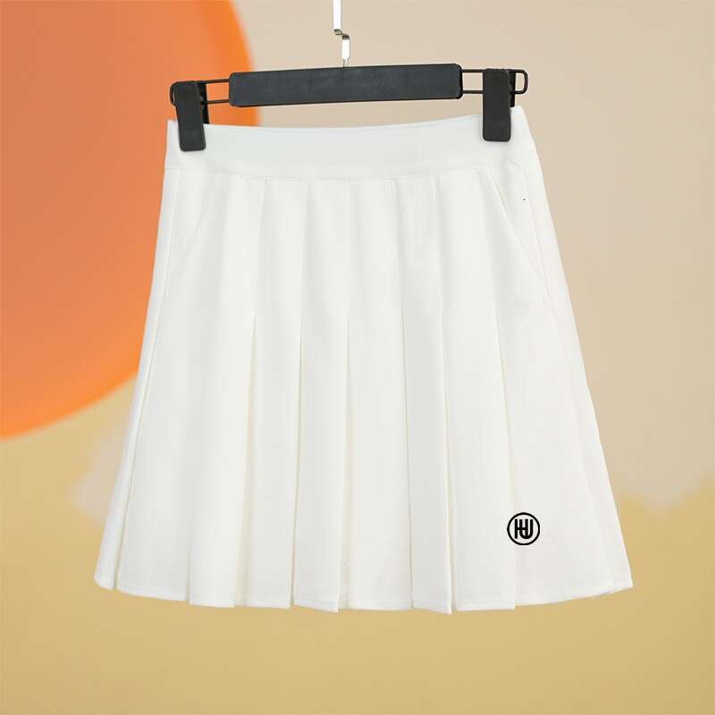 Women 2024 With Safety Pants Summer Fashion A-line Elastic Pleated Pockets Skirt Sport Golf Wear Ladies