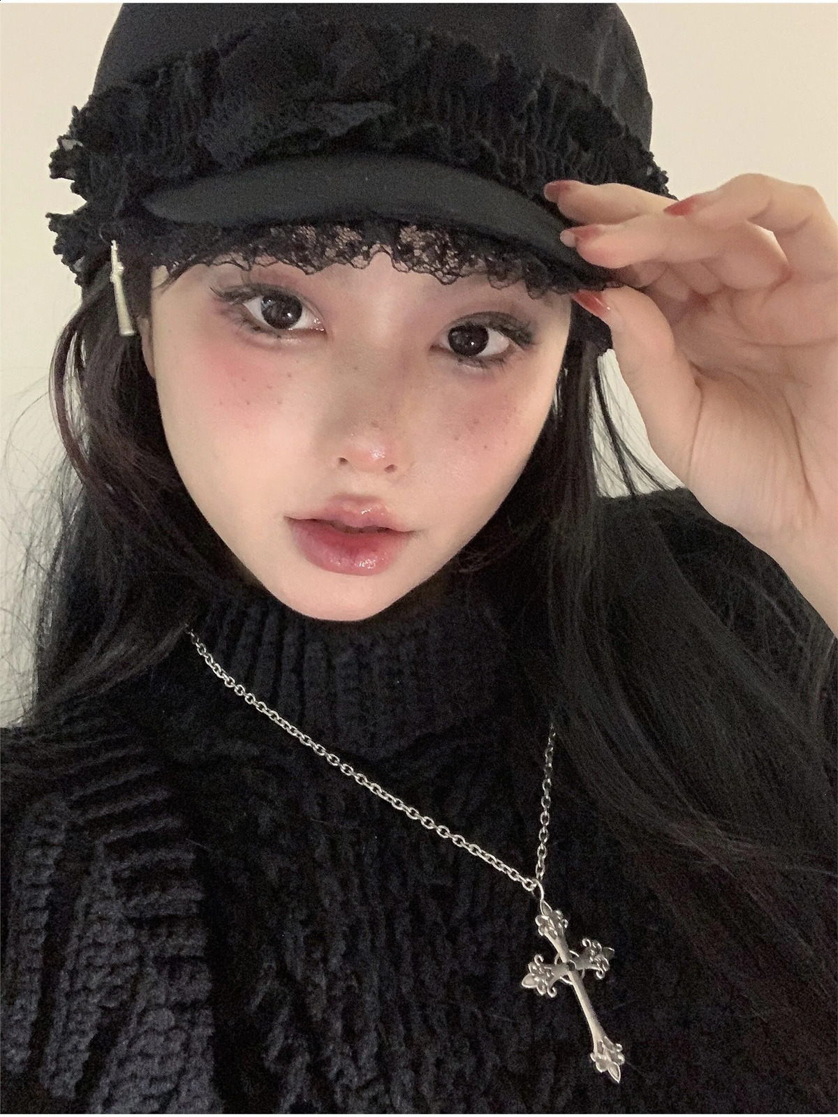 berets woman lolita accessory y2k lace vintage woman hat high quality women berets Japanese beret y2k youthful woman berets 240805