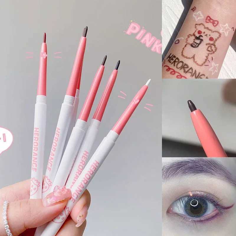 6 Colors Eyeliner Pen Lying Silkworm Pencil Natural Matte White Pink Easy To Color Long Lasting Waterproof Eye Make Up Cosmetics Y240813