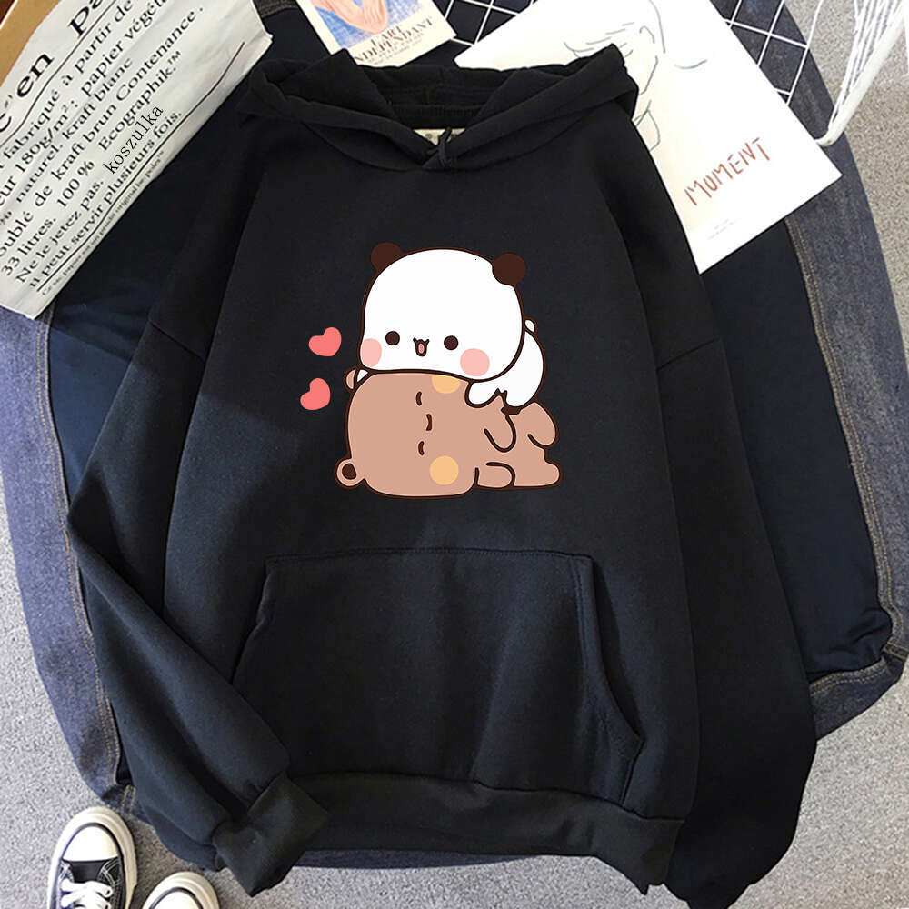 Kawaii Bubu and Dudu Hoodie Women Haruku Funny Graphic Hoodies Autumn Anime Cartoon Casual Hooded Plus Size Sweatshirts s