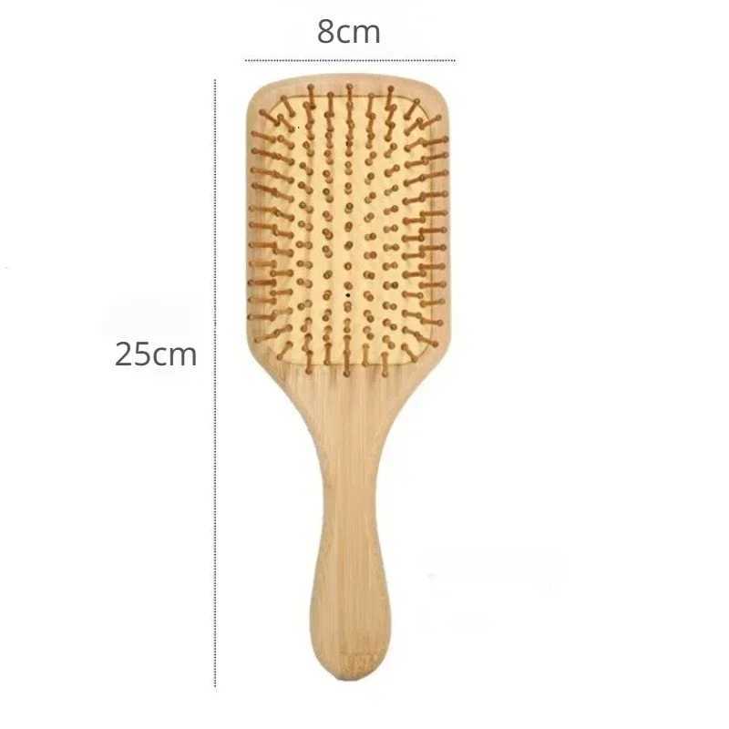 1 hair removal massage brush comb scalp wooden comb health paddle pad bamboo comb hair care health professionals W240813