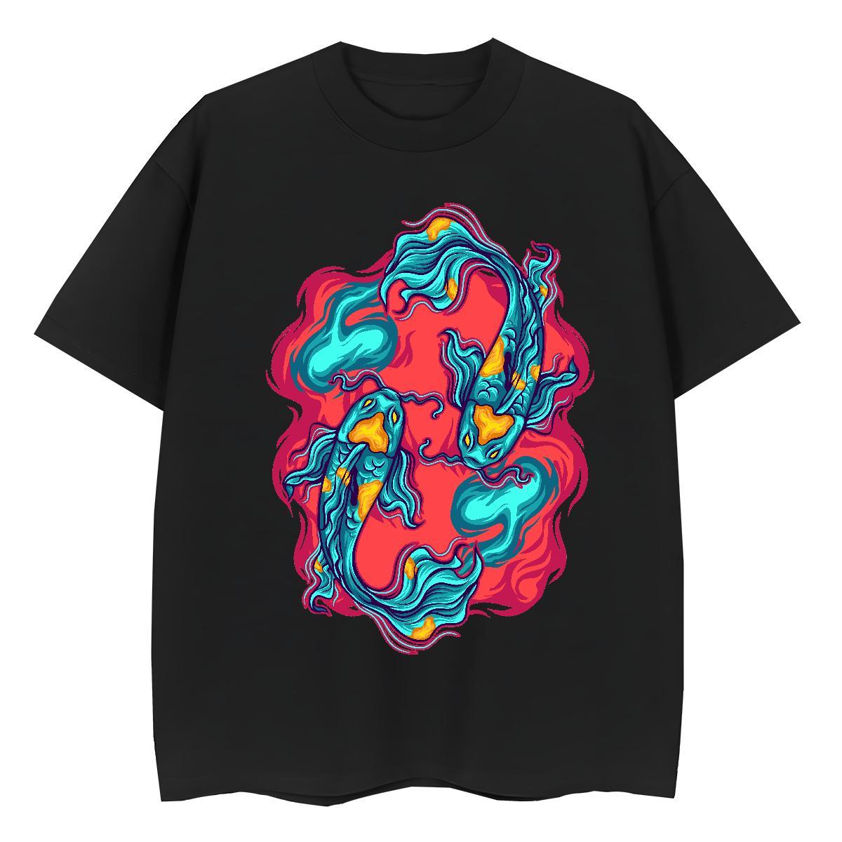 Cool Design T-Shirts O Neck Short Sleeves Street wear Hip Hop DIY Printed 230g Cotton Men Tees Factory Direct Tshirts