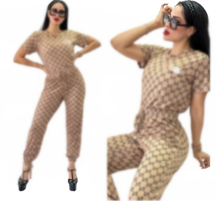 Women's Tracksuits Luxury brand fashion Casual sports designer Tracksuits 2 Piece Set Women's Clothing