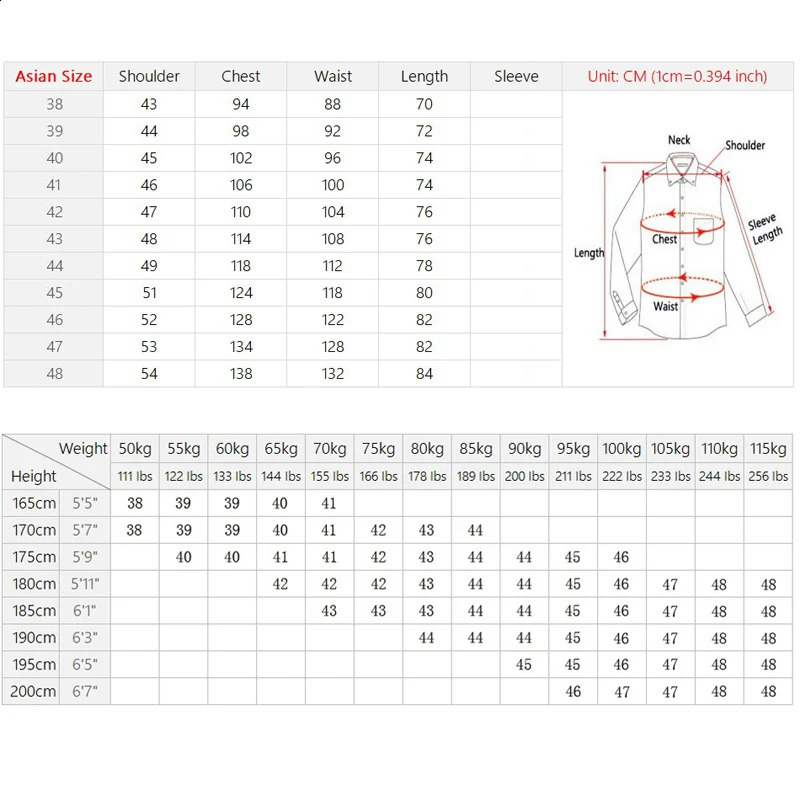Oversized 9XL 8XL 48 47 Mens Long Sleeved Shirt Casual Business Classic Plaid Striped Slim Fit Button Male Social Dress Shirts 240814