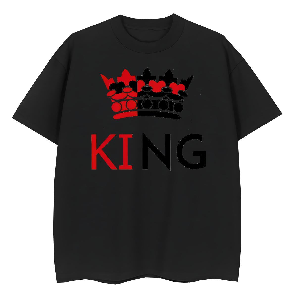 Classic Couples T Shirts Casual Daily Wear 230g 100% Cotton Skull Short Sleeve O-Neck letter T shirt Custom Tops Tees