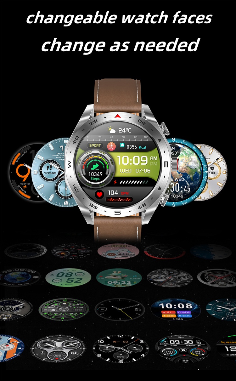 Smart 2 in 1 TWS Bluetooth Headset Call Music Playback Heart Rate Sports Pedometer Watch free shipping