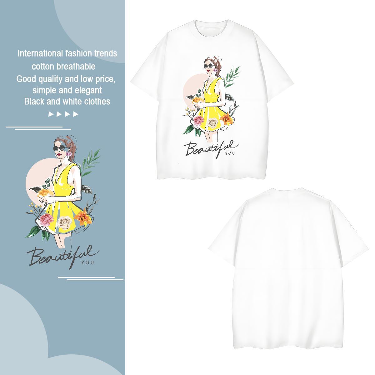 T shirt 230g Cotton person Sports Casual Breathable Crew Neck Oversized 4XL Men Tshirts Designer Fashion Cool Design Tees Shirts