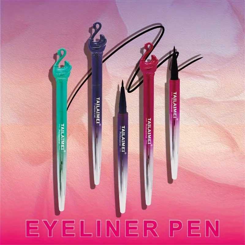 3pcs Swan Eyeliner Black waterproof and easy to color fast-drying black eyeliner Y240813