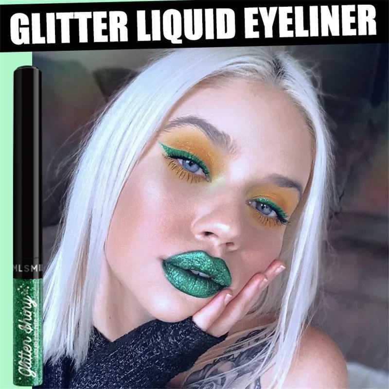 Pearlescent Eyeliner 12 Colors Glitter Liquid Eyeshadow Lying Silkworm Pencil Waterproof Lasting Sequins Flash Eye Liner Makeup Y240813