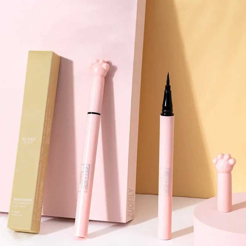 SUAKE Black Brown Liquid Eyeliner Pen Waterproof Long-lasting Smooth Eyeliner Sweat-proof Not Easy To Smudge Eyeliner Cosmetic Y240813