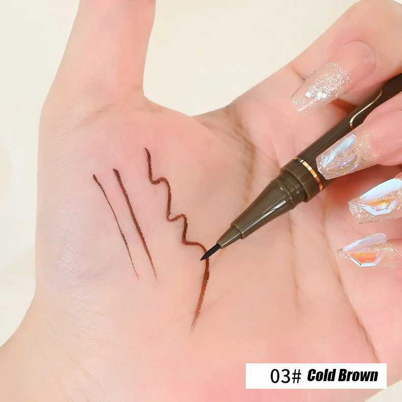 0.05mm Long-lasting Eyeliner Pen Smooth Durable Slim Quick-drying Slender Eyelashes Eyeliner Pen 4 Colors Waterproof Non-smudge Y240813
