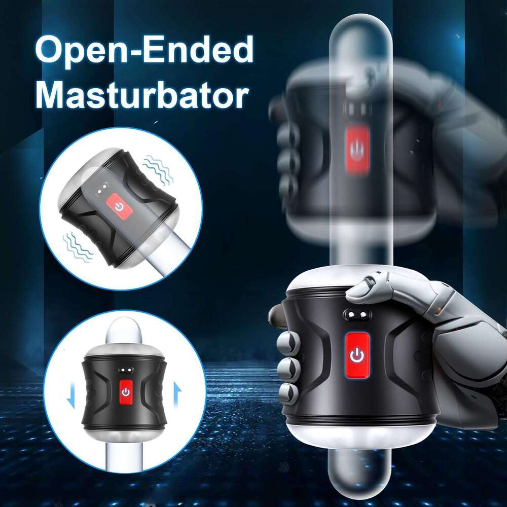 Men's sex toy, dual motor automatic male toy, with 12 vibration modes, vibration toy Strokers Glans training stimulator, men's machine adult