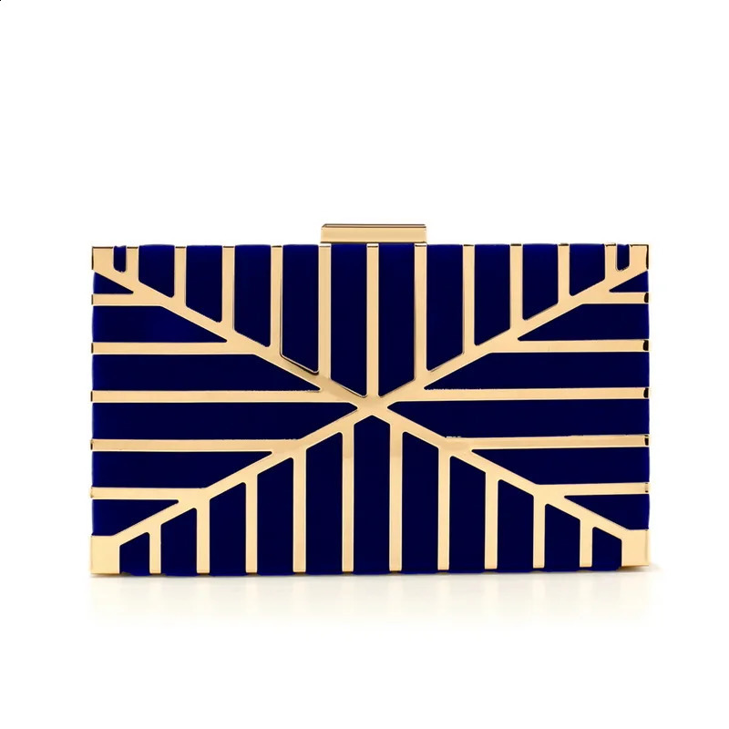 Metal Hollow Out Style Evening Bags Green Color Glitter Fashion Lady Clutch Shoulder Chain Party Wedding Dinner Prom Holder Hand 240813ZYl